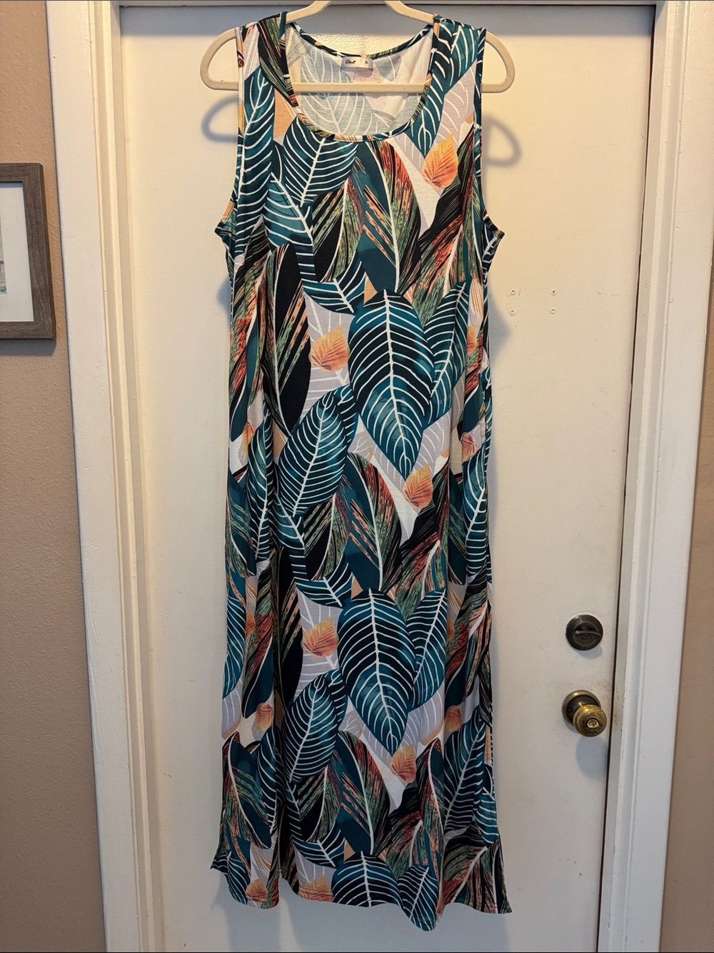 Ladies Tropical Maxi Dress